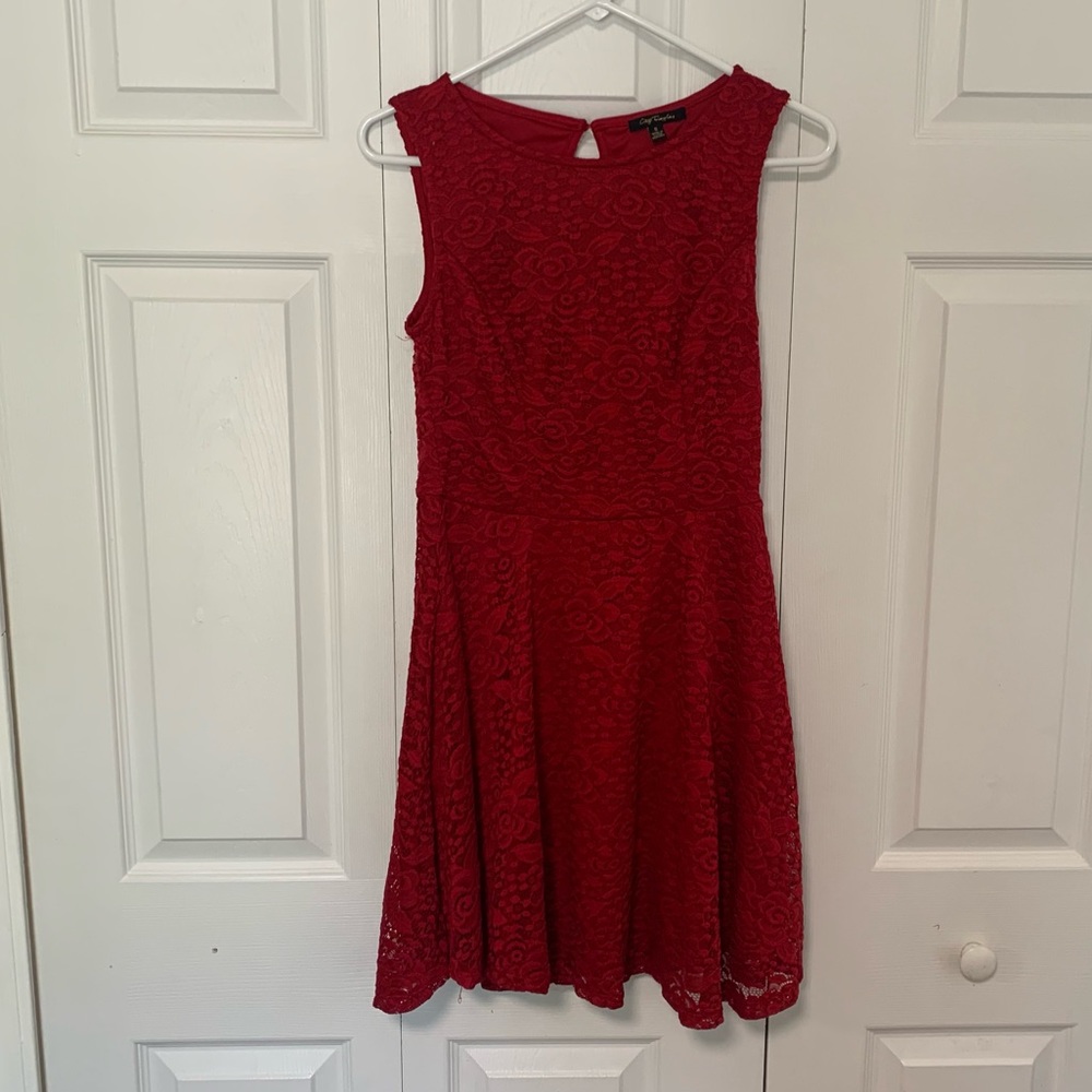 City Triangles Juniors Lace Dress